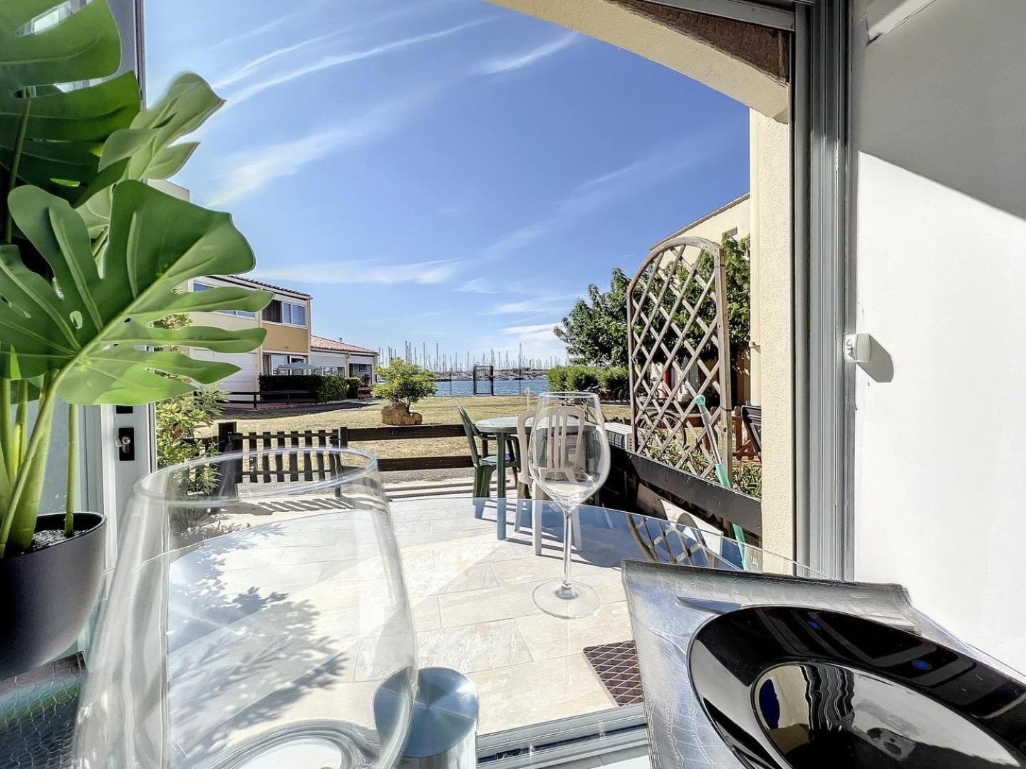 Studio Prestige Avec Terrasse, Ile Des Pecheurs, Vue Port Agde Exterior foto